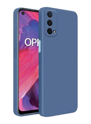 Olliwon Oppo A93 5G Protective Anti-Scratch Soft Silicone Mobile Phone Back Case Cover, Blue