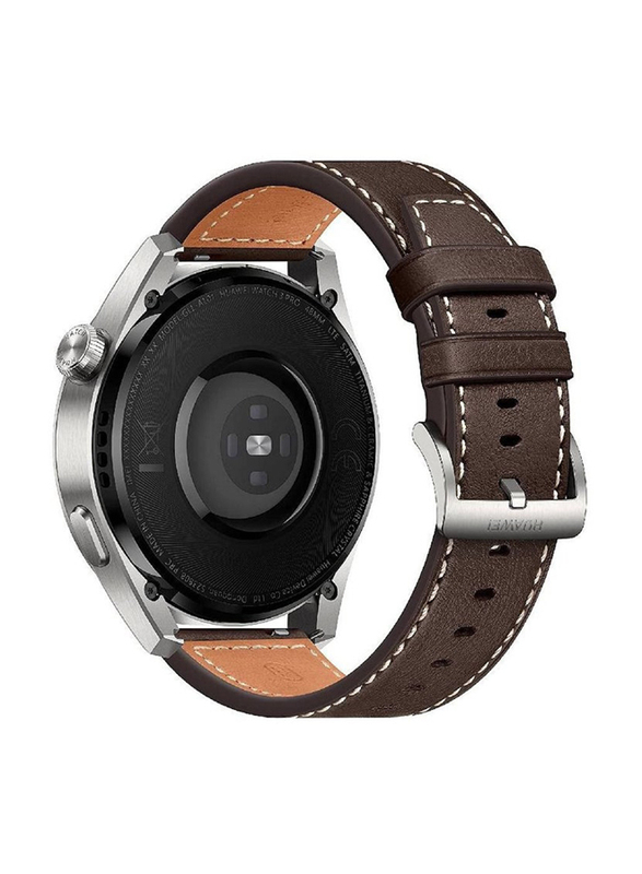 Replacement Leather Strap for Huawei Watch 3/Huawei Watch 3 Pro, Brown