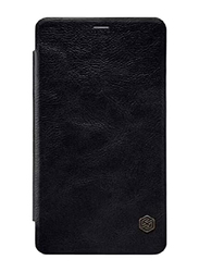 Nillkin Samsung Galaxy A8 Plus Qin Series Leather Mobile Phone Case Cover, Black