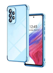 Samsung Galaxy A53 5G Luxury Plating Shockproof Back Mobile Phone Case Cover, Blue