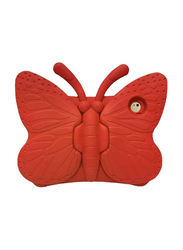 Apple iPad Air 2 9.7 Inch Kids EVA Foam Butterfly Stand Light Weight Tablet Back Case Cover, Red