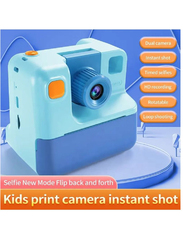 Kids Camera Instant Print Camera with TF Card Print Paper, 26MP, 1080P, Pink