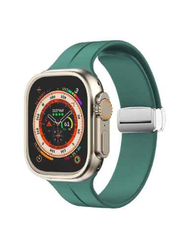 Perfii Sport Silicone Band for Apple Watch 42mm/44mm/45mm/49mm, Green