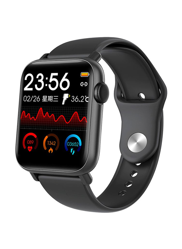 1.54 Inch Waterproof Smartwatch, Black