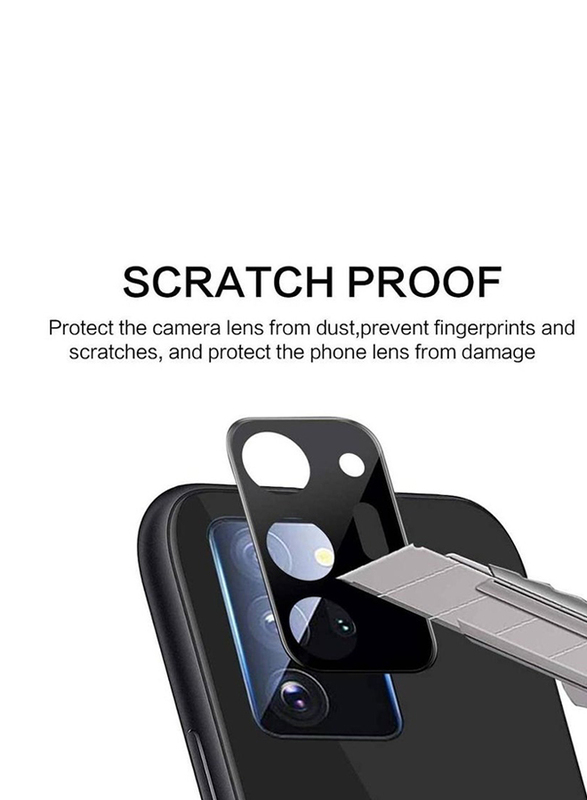 Samsung Galaxy Note 20 Ultra Camera Lens Protector, 2 Pieces, Black