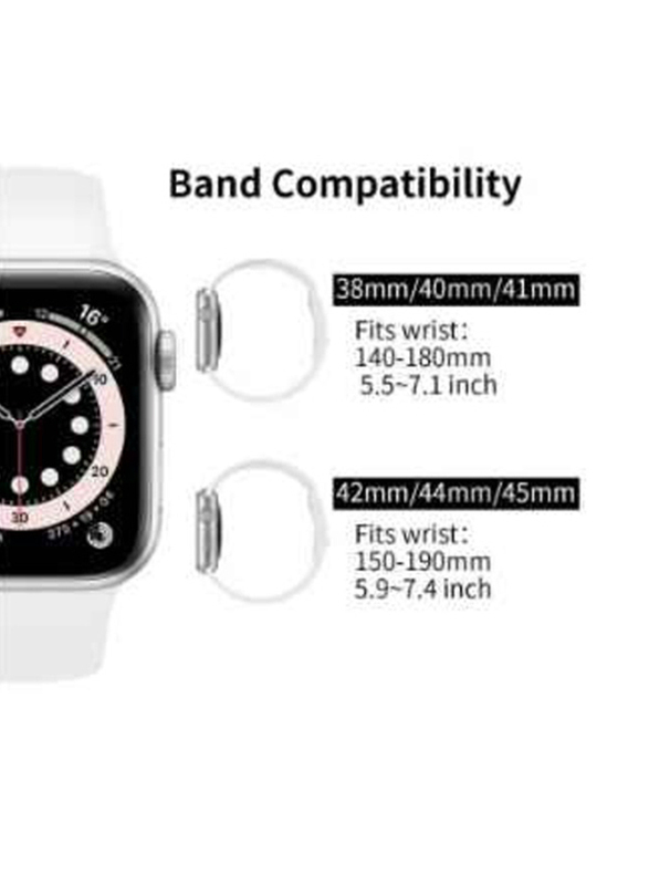 Silicone Band for Apple Watch 38mm/40mm, White