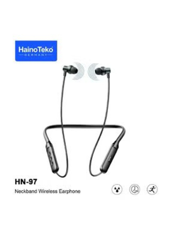 Haino Teko Germany Wireless Bluetooth In-Ear Neckband, Black