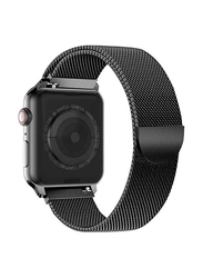 Replacement Mesh Loop Band Strap for Apple Watch 44mm, Black