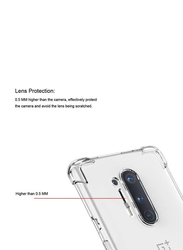 OnePlus 8 Pro Soft Silicone Shockproof Anti-Scratch Protective Bumper Shell Corner Mobile Phone Case Cove, Clear