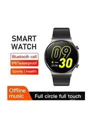 Sports Digital Watch Fitness Tracker Waterproof Smartwatch, Black