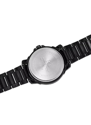 Curren Analog Watch for Men with Stainless Steel Band, Water Resistant, 8229, Black-Black