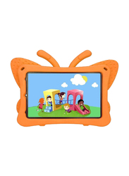 Apple iPad Mini (6th Gen) Kids EVA Butterfly Stand Soft Tablet Case Cover, Orange