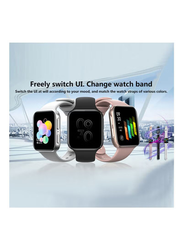 Health Monitor Sports Smartwatch, Rose Gold