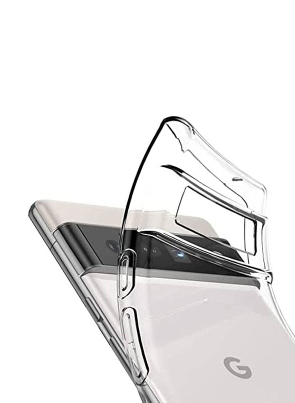 Google Pixel 6 Pro Protective Ultra Slim Silicone Mobile Phone Case Cover, Clear