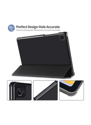 QuickTech Samsung Galaxy Tab S6 Lite 10.4-inch Slim PU Tablet Flip Cover Case, Black