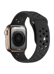 Sport Replacement Wrist Strap Band for Apple Watch 42/44mm, Black