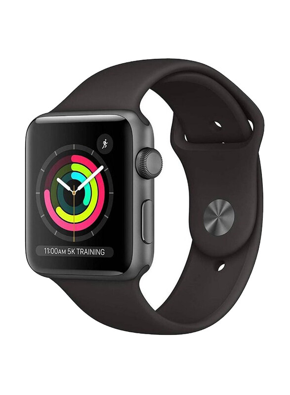 

Generic 42mm Bluetooth Waterproof Smartwatch with Heart Rate Monitor, Black