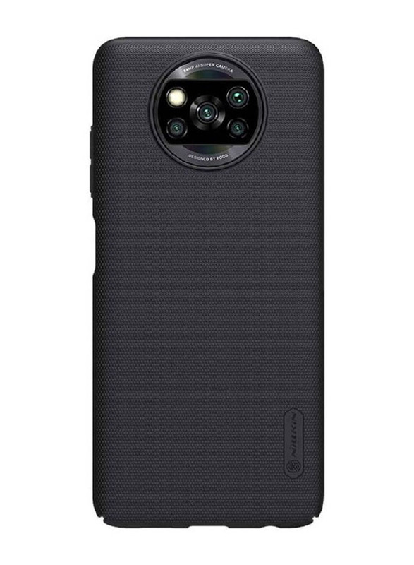 Nillkin Poco X3 Pro/Poco X3 Frosted Series Ultra Thin Hard Plastic Back Mobile Phone Case Cover, Black