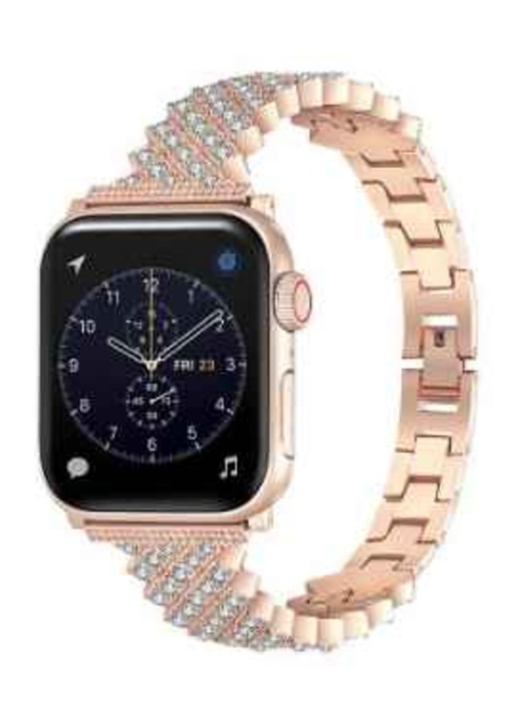 Stylish Band for Apple Watch 38mm/40mm/41mm, Rose Gold