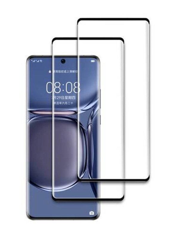 Huawei P50 Tempered Glass Screen Protector, 2 Pieces, Clear