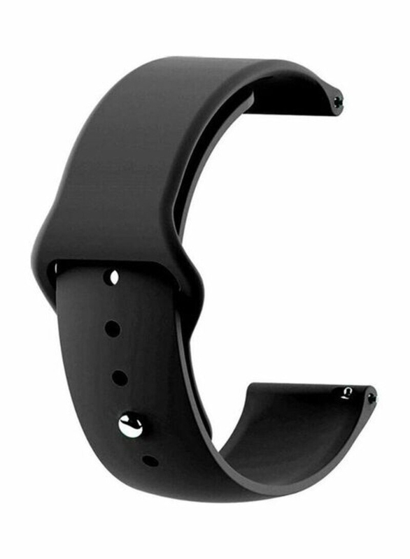 Silicone Replacement Band for Huawei Watch GT2 42mm, Black
