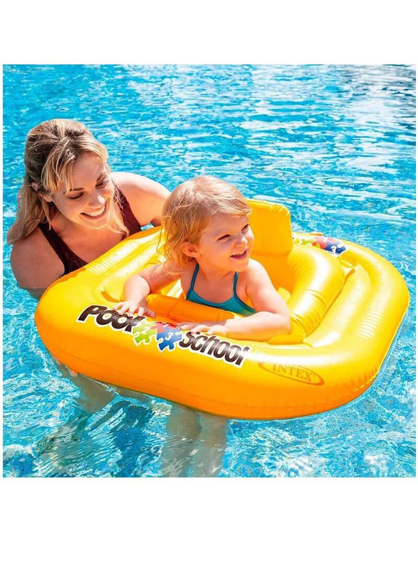 Intex Deluxe Baby Float Pool School Toys, Yellow
