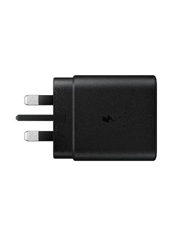 3 Pin Super Fast Type C Adapter for Samsung, Black