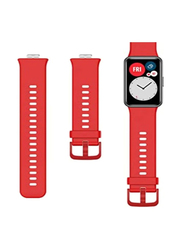 Replacement Silicone Strap Band for Huawei Fit, Red