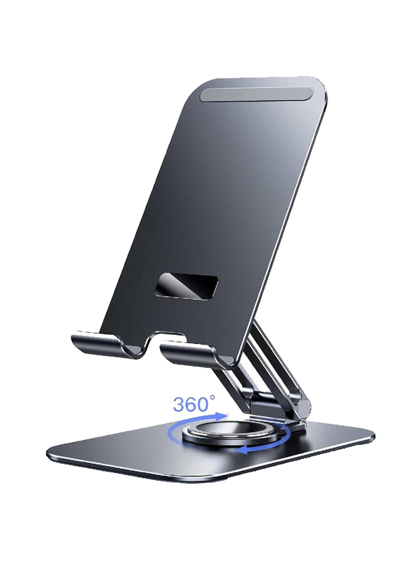 Adjustable Swivel Desktop Holder With 360 Degree Rotating Base Tablet Stand for Apple iPad/iPad Pro/Air/Mini, Samsung Galaxy Tab A8/A7 Lite/A7/S8/S7, Grey