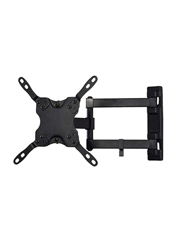 TV Wall Mount Bracket Fully Articulating Vesa Stand for 13-42 Inch LCD/LED Plasma Screen, Black