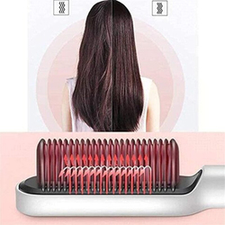 2 in 1 Hair Straightener Brush, Blue