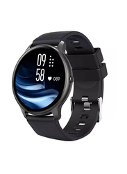 Waterproof Activity Tracker with Full Touch Colour Screen Smart Watch With Bluetooth Call for Women, Black