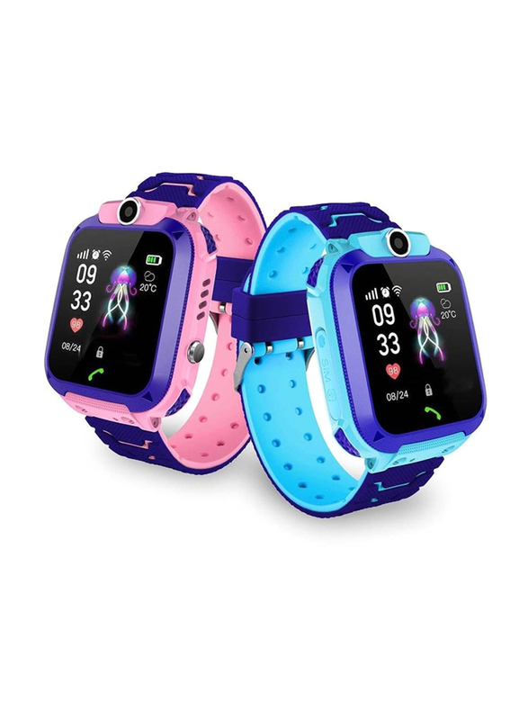 Kids Ultra-Thin Waterproof Tracker Smartwatch, with Phone Call Feature, Pink