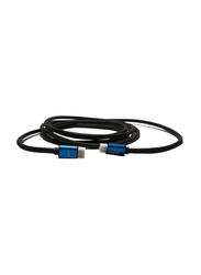 Jbq 3-Meter UHD HDMI Cable, Premium High-Speed HDMI to HDMI for Display Devices, Black/Blue