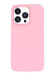 Apple iPhone 14 Pro Protective Shockproof Liquid Silicone Mobile Phone Case Cover, Pink