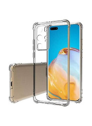 Huawei P40 Pro Crystal Clear Shockproof TPU Bumper Mobile Phone Case Cover, Transparent