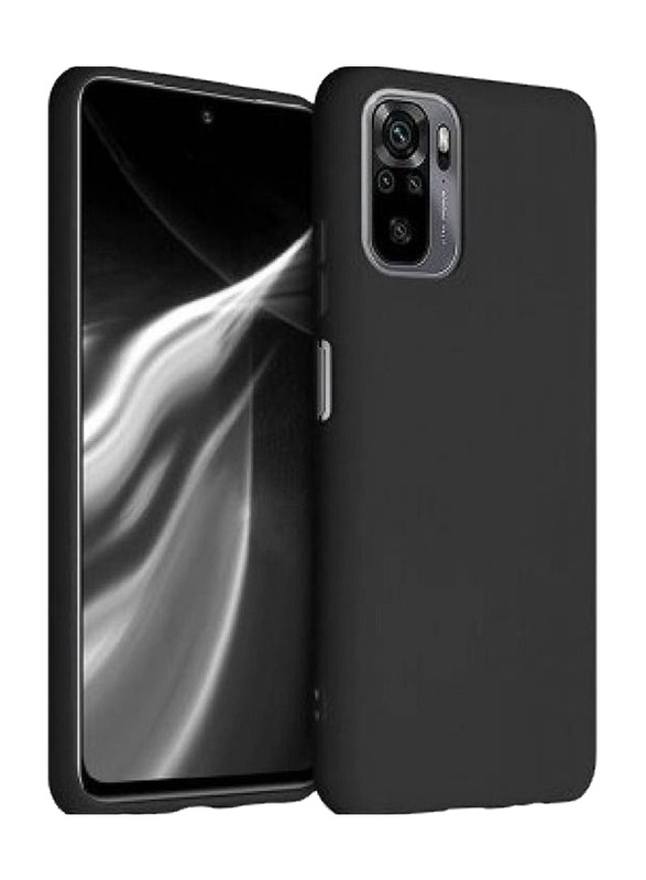 Xiaomi Redmi Note 10 Pro 4G Microfiber Protection Anti-Scratch Slim Fit Flexible Mobile Phone Case Cover, Black