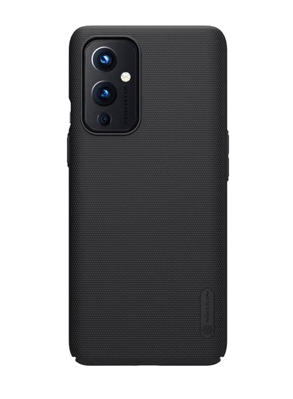 Nillkin OnePlus 9 Super Frosted Shield Hard Mobile Phone Back Case Cover, Black