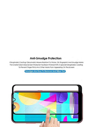 Samsung Galaxy A01 Tempered Glass Screen Protector, Clear/Black