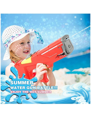 Ledin Electric Water Gun Outdoor Beach Pool Toys, One Size, Red