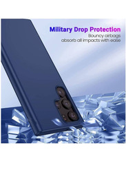 Samsung Galaxy S23 Ultra Protective Slim Fit Soft TPU Back Flexible Silicone Mobile Phone Case Cover, Blue