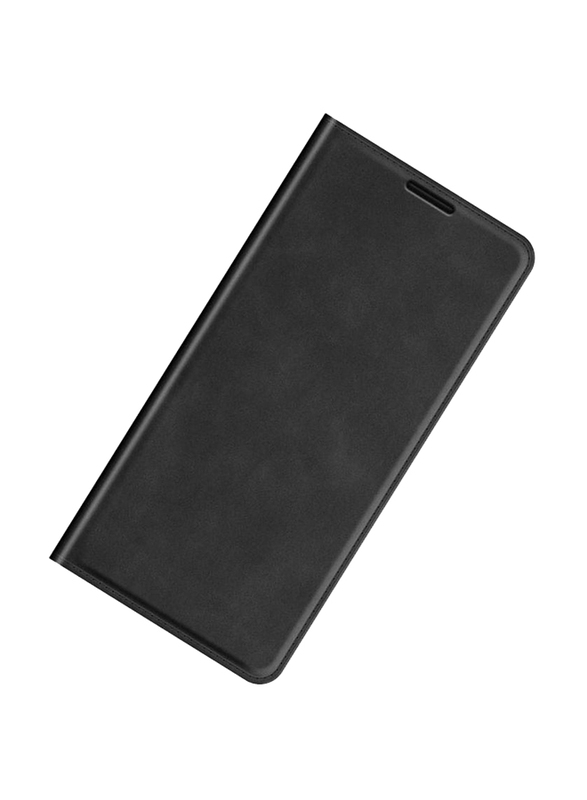 Xiaomi Mi Poco X4 GT Protective Flip Leather Book Mobile Phone Case Cover, Black