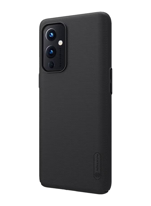 Nillkin OnePlus 9 Super Frosted Shield Hard Mobile Phone Back Case Cover, Black