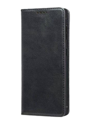 Samsung Galaxy S20 Fe Leather Folio Flip Mobile Phone Case Cover, Black