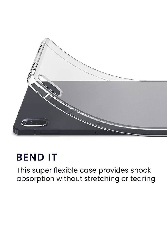 Xiaomi Mi Pad 5/Pad 5 Pro Protective Shockproof Tablet Silicone Mobile Phone Back Case Cover, Clear