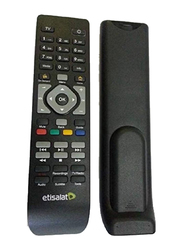 Etisalat Remote Control for Receiver, Black