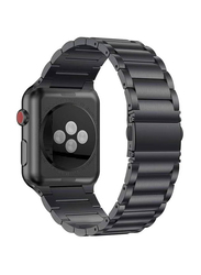 Stainless Steel Strap Replacement for Apple Watch Series 5/4/3/2/1/38mm/40mm, Black