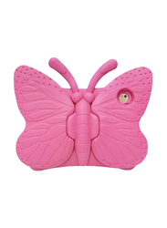 Apple iPad Air 9.7-inch Kids EVA Butterfly Stand Light Weight Tablet Case Cover, Rose Pink