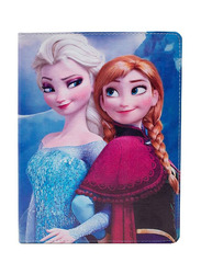 Apple iPad mini 6 Sisters Elsa & Anna Protective Kids Leather Smart Flip Tablet Case Cover, Multicolour