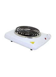 Arabest Electric Single Spiral Hot Plate with Overheat Protection, White